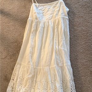 Old Navy White Sleeveless Dress